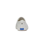 Womens Champion Square Toe Slip Soft Leather Snow White Sneaker