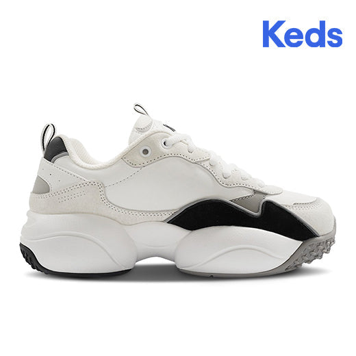 Women's Bounce Sneaker White/Black | Modern Casual Style