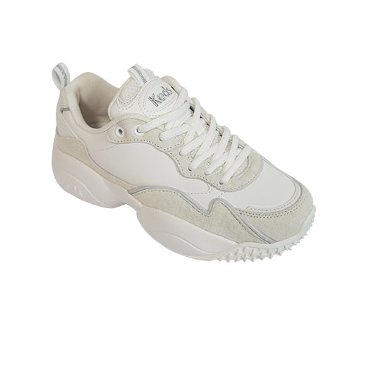 Women's Bounce Sneaker White/Silver | Modern Casual Style