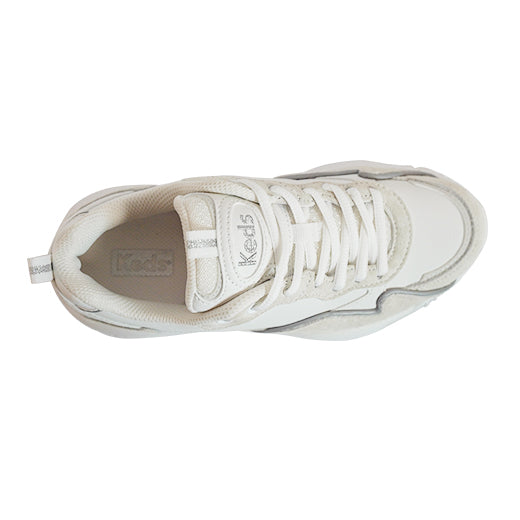 Women's Bounce Sneaker White/Silver | Modern Casual Style