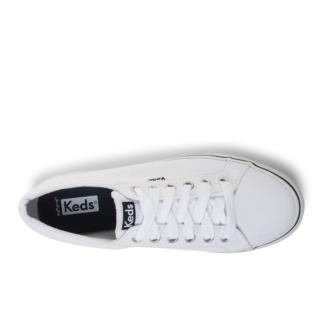 Women's Jump Kick Canvas White