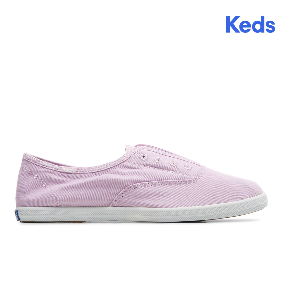 Women's Chillax Washable Twill Slip On Sneaker Lilac | Easy-On Comfort Style