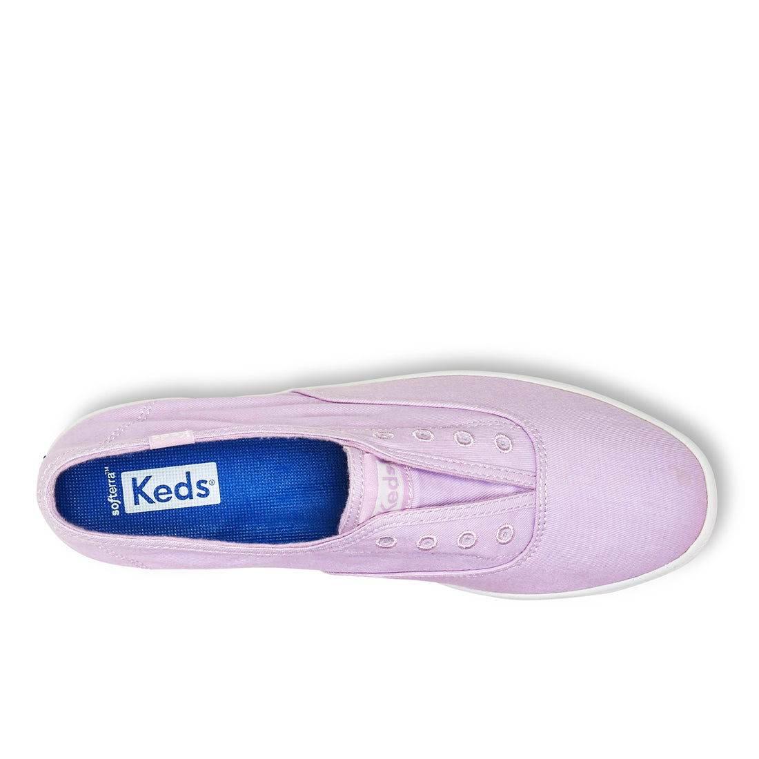 Women's Chillax Washable Twill Slip On Sneaker Lilac | Easy-On Comfort Style
