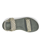 Women's Trio Platform Jute Sneaker Black