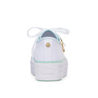 Women's Triple Up MB Piping Sneaker White/Green