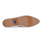 Women's Point Canvas Gingham Sneaker Black/White