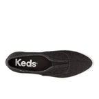 Keds Womens' Point Slip Textile Black