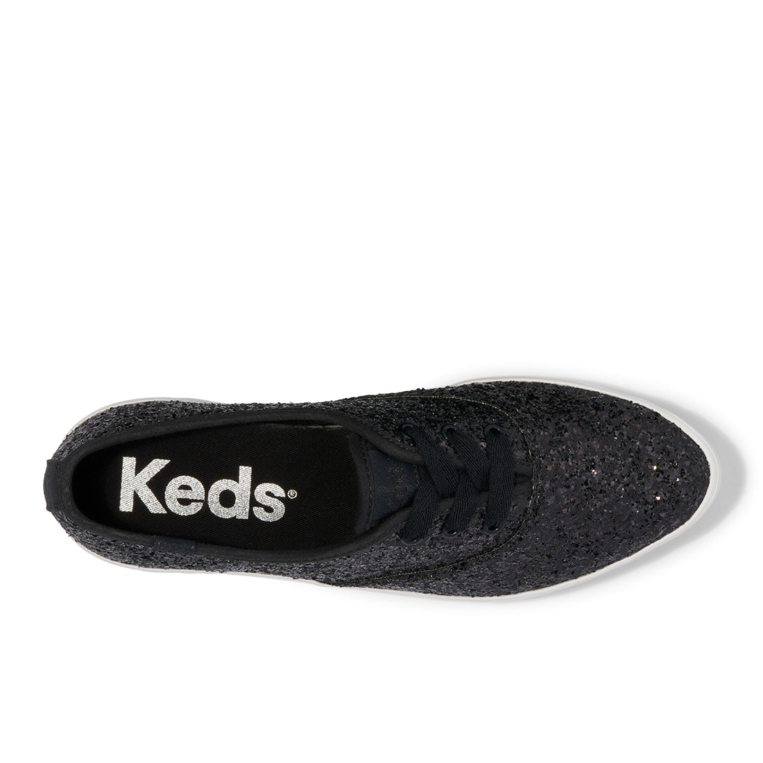 Keds Womens' Point Glitter Cel Black