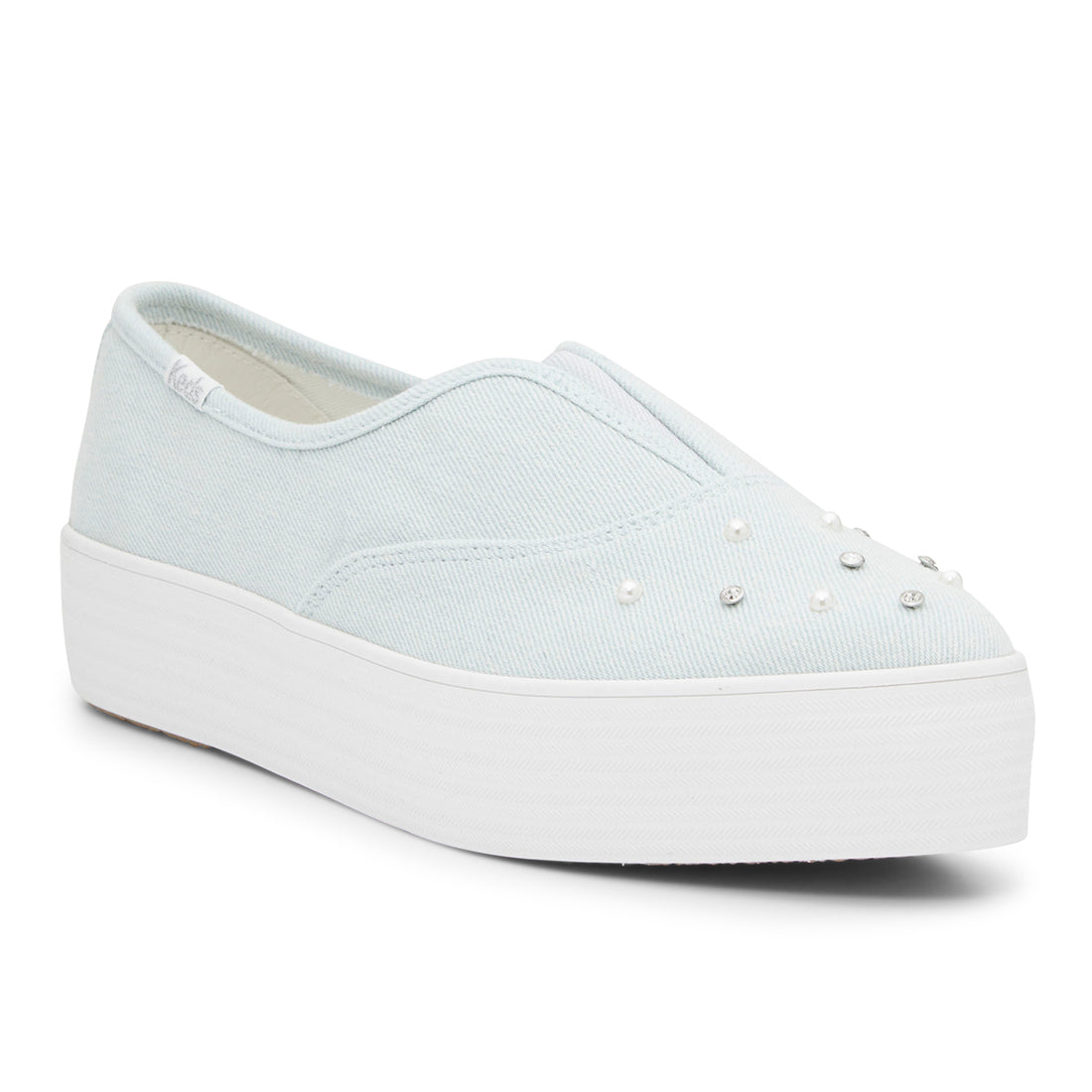 Keds Womens' Point Slip Textile Denim