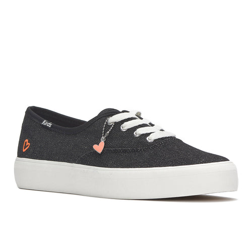 Keds Champion Gender Neutral Washed Denim Sneaker Black | Modern Casual Style