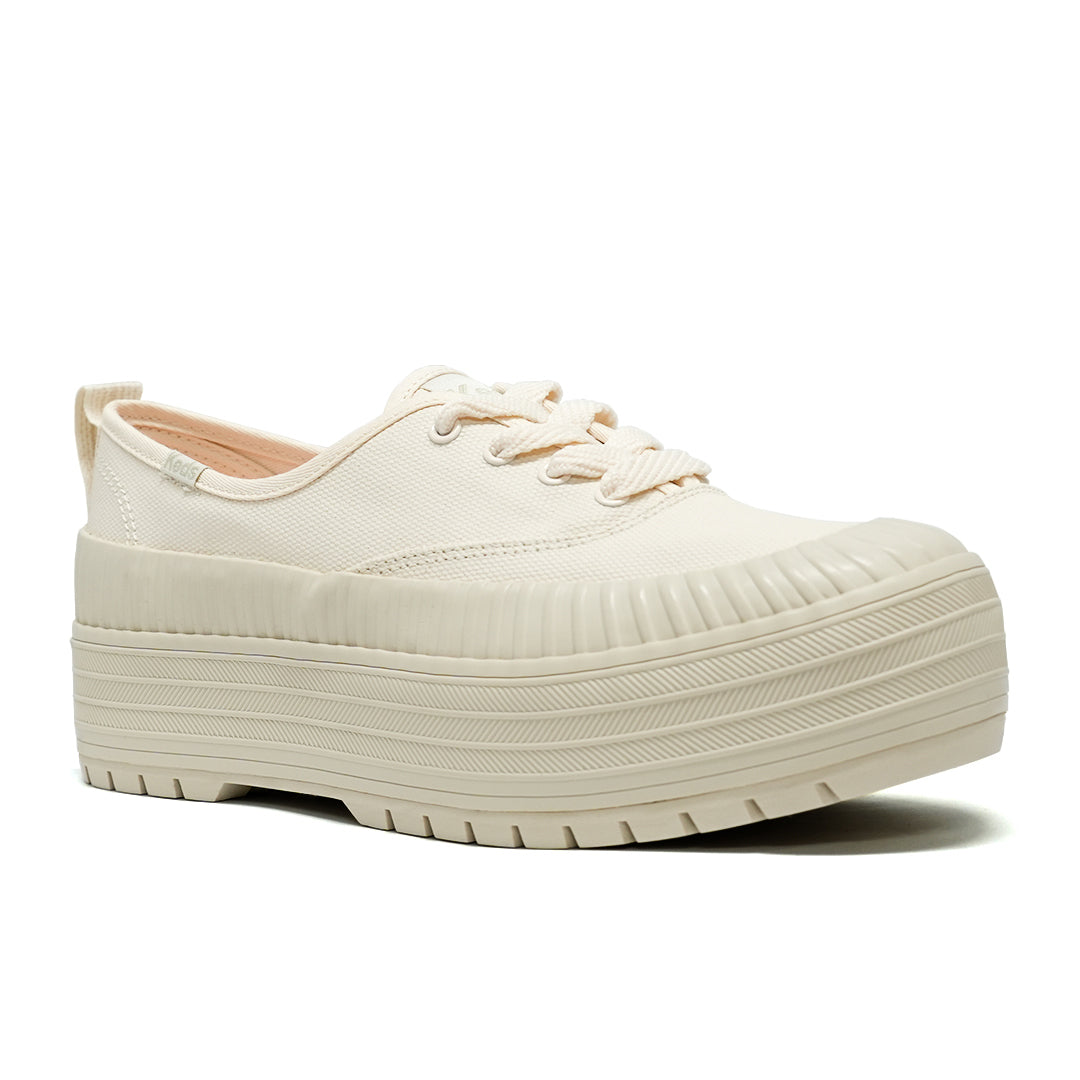 Women's The Platform Lug Weathrized Splash Canvas Sea Salt/Oatmeal