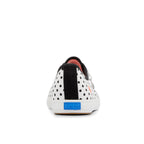 Womens Champion Point Low Canvas Small Polka Dot Sneaker Snow White/Black