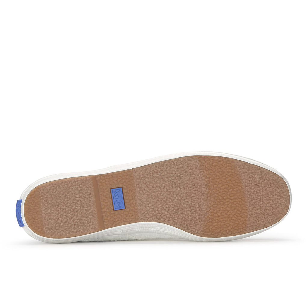 Keds Champion Mini Daisy Eyelet Sneaker Snow White