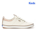 Keds Center III Slip-On Canvas Floral Collar Egret