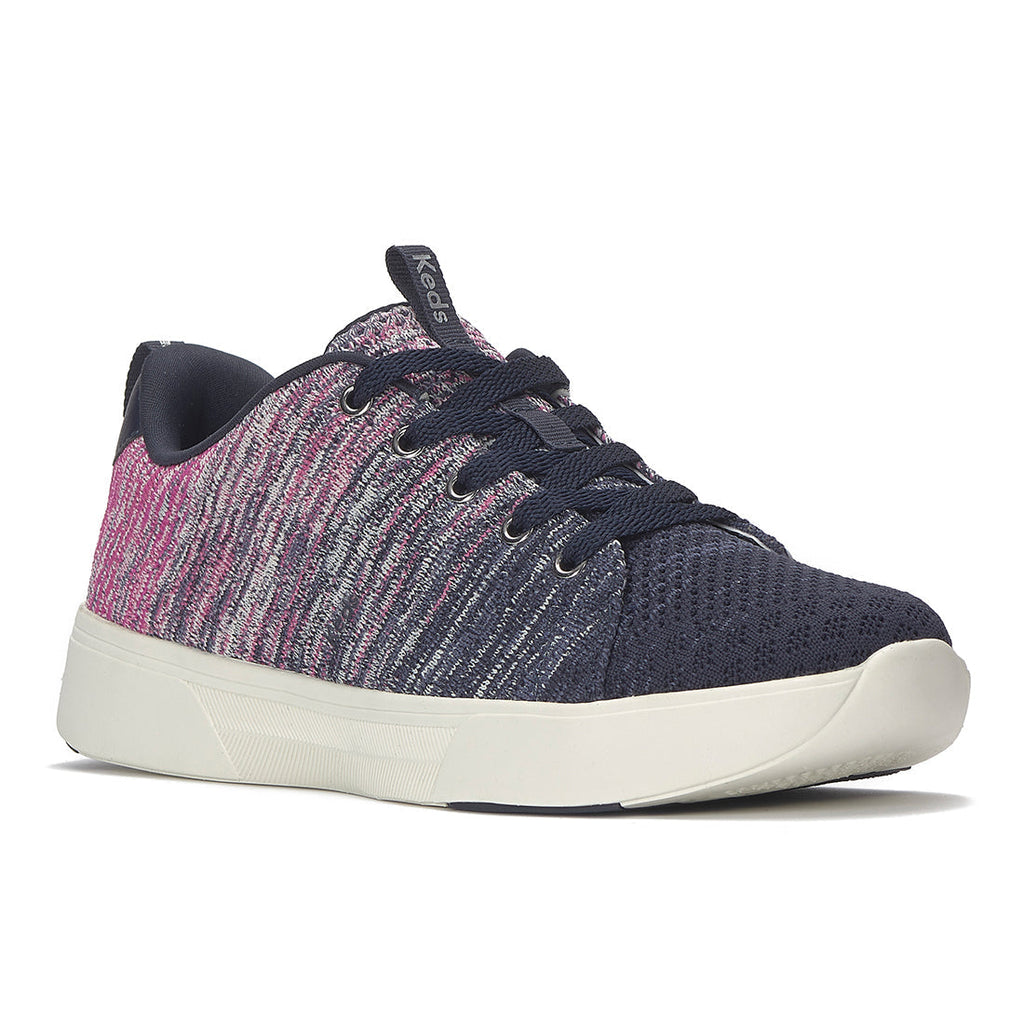 Keds Blisswalk Lace Ombre Eng Knit Navy/Fuchsia