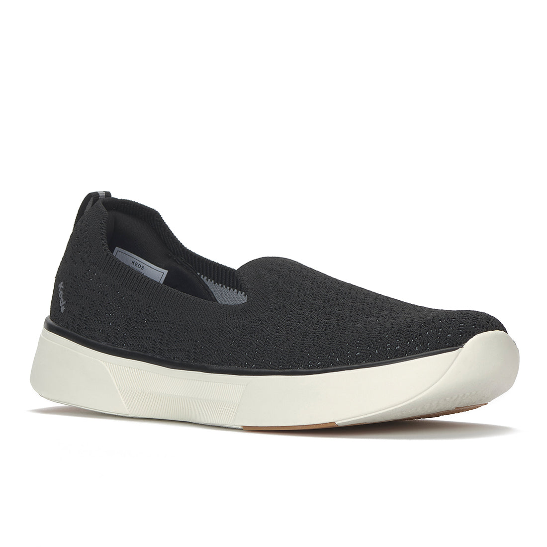 Keds Blisswalk Loafer Eng Knit Black/White