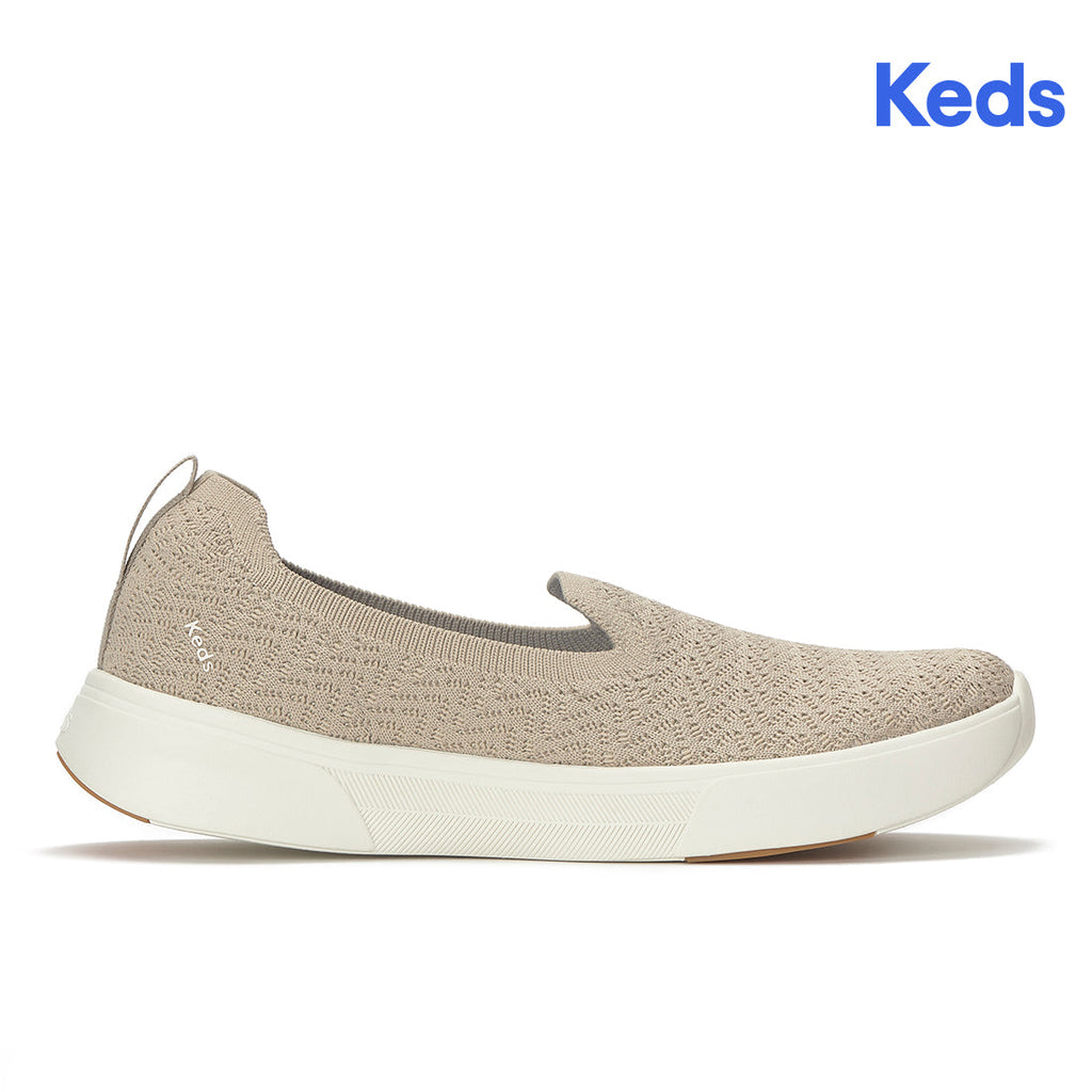 Keds Blisswalk Loafer Eng Knit Taupe Egret
