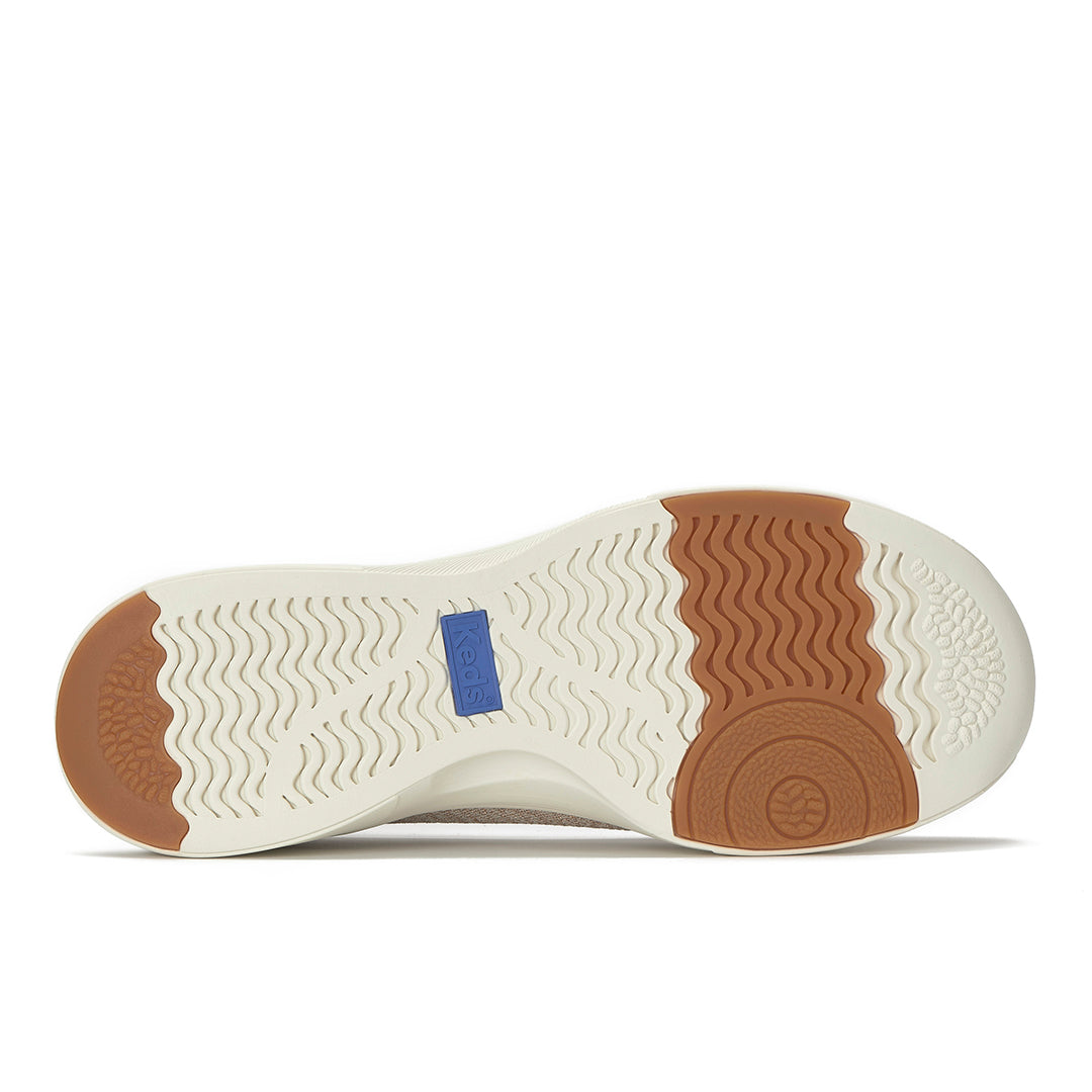 Women's Blisswalk Skimmer Metallic Eng Knit Rose Gold Sneaker