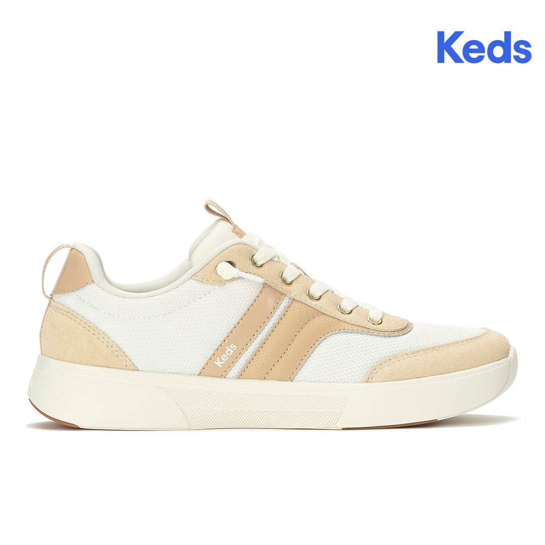 Women's Blisswalk Ubal Mesh/Suede/Leather Egret/Cuban Sand Sneaker | Premium Casual Style