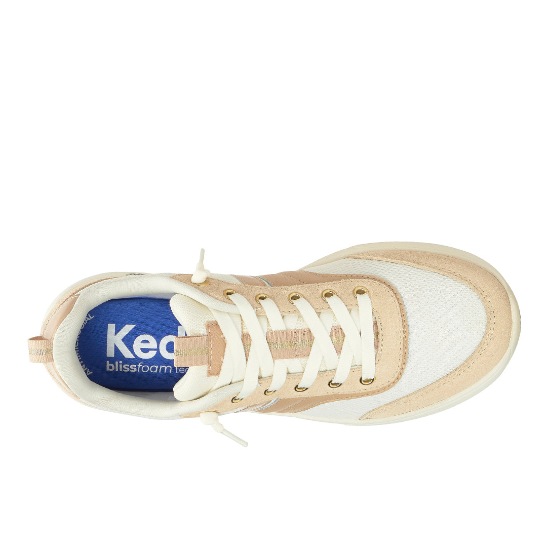 Women's Blisswalk Ubal Mesh/Suede/Leather Egret/Cuban Sand Sneaker | Premium Casual Style