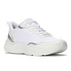 Women's Blissmove Lace Mesh/Leather White/Silver Sneaker