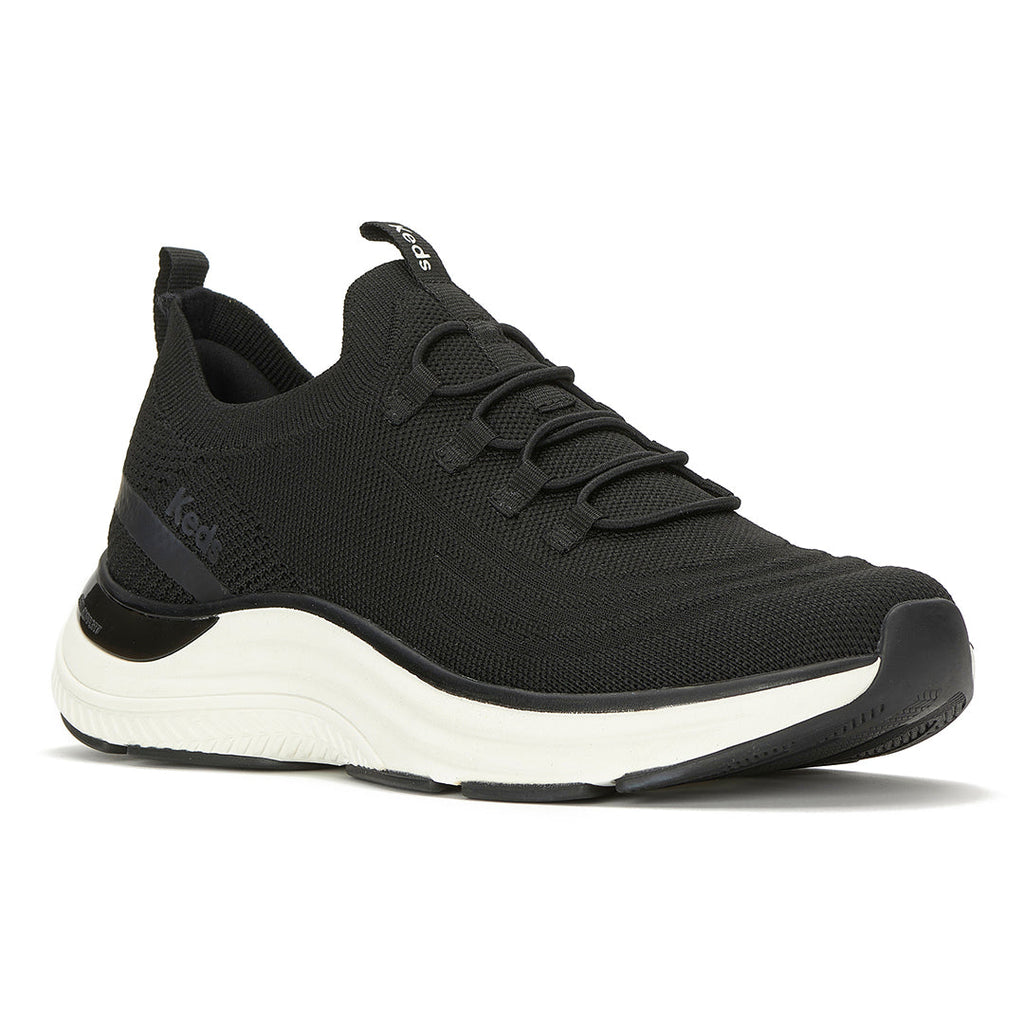 Women's Blissmove Slip On Marled Eng Knit Black Sneaker