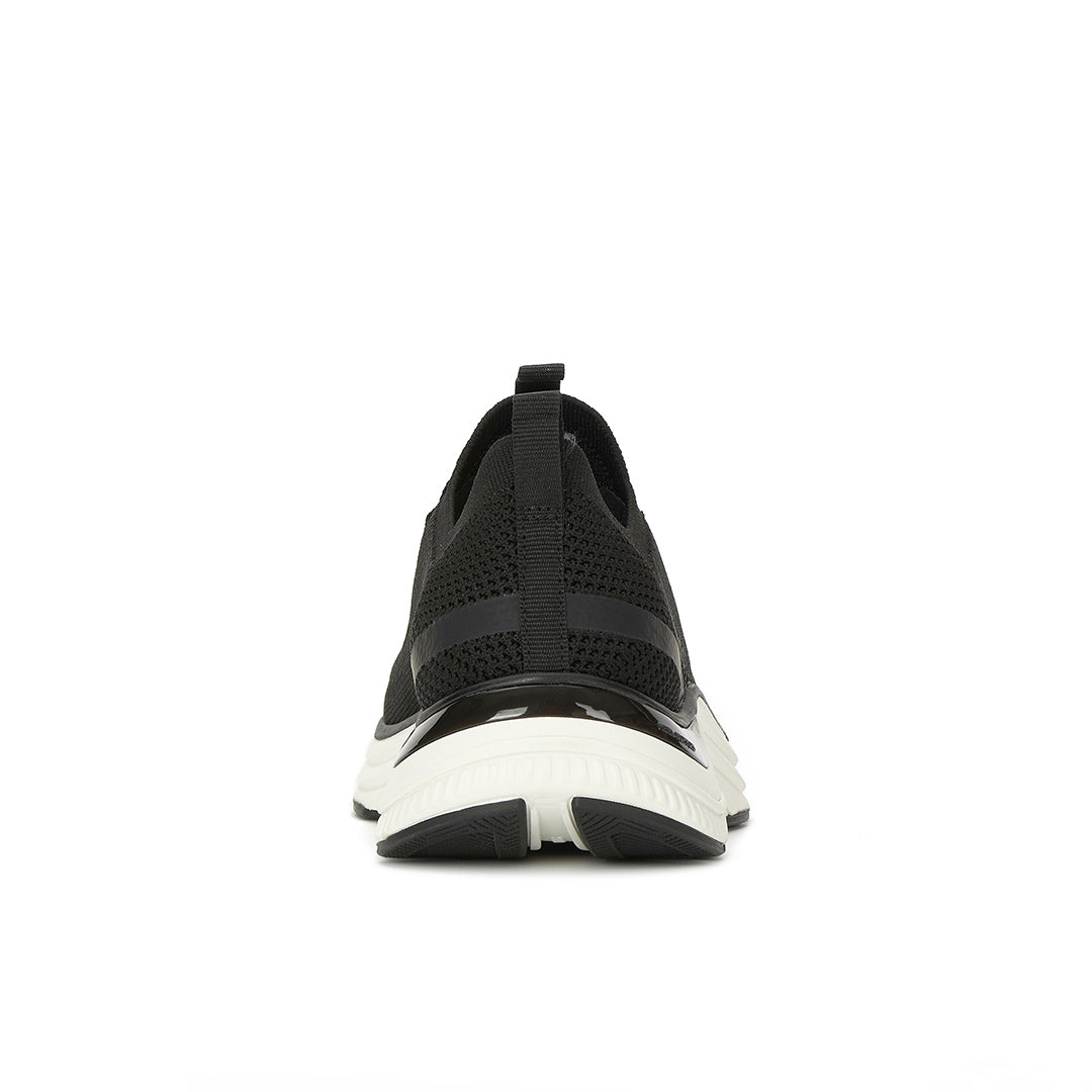 Women's Blissmove Slip On Marled Eng Knit Black Sneaker
