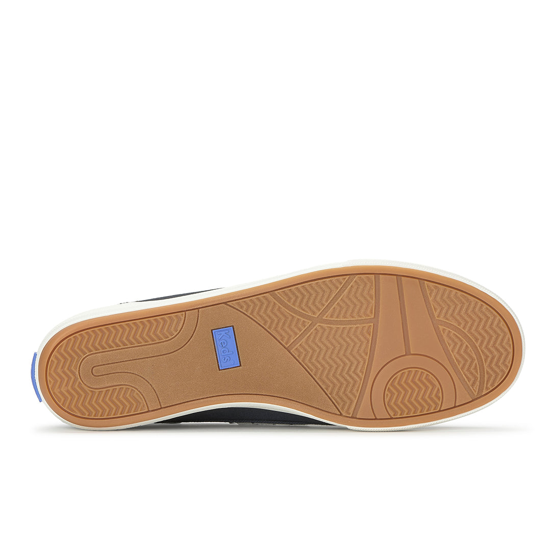 Women's Center III Boat Twill Navy Sneaker | Modern Casual Style