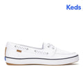 Women's Center III Boat Twill White Sneaker