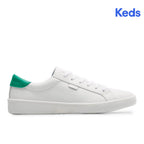 Women's Ace Leather Sneaker White/Green