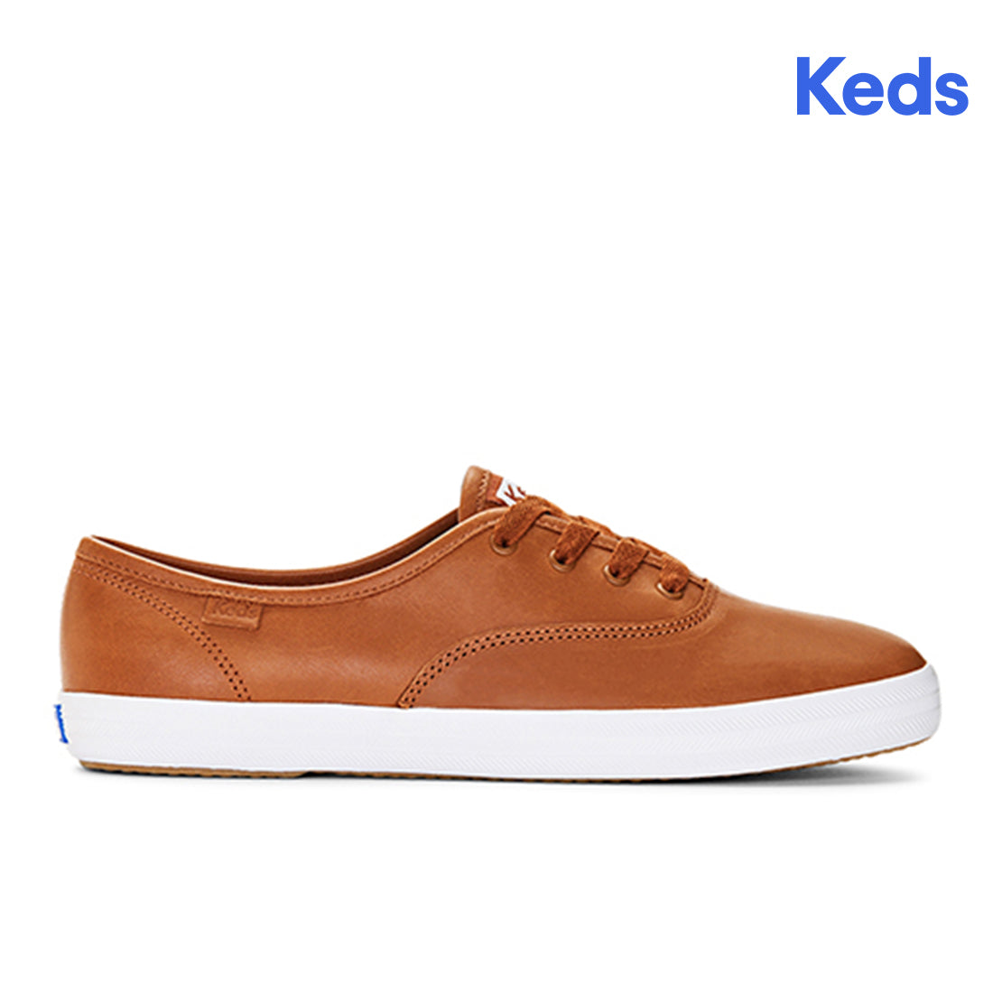 Women's Champion Premium Leather Sneaker Cognac | Premium Casual Style