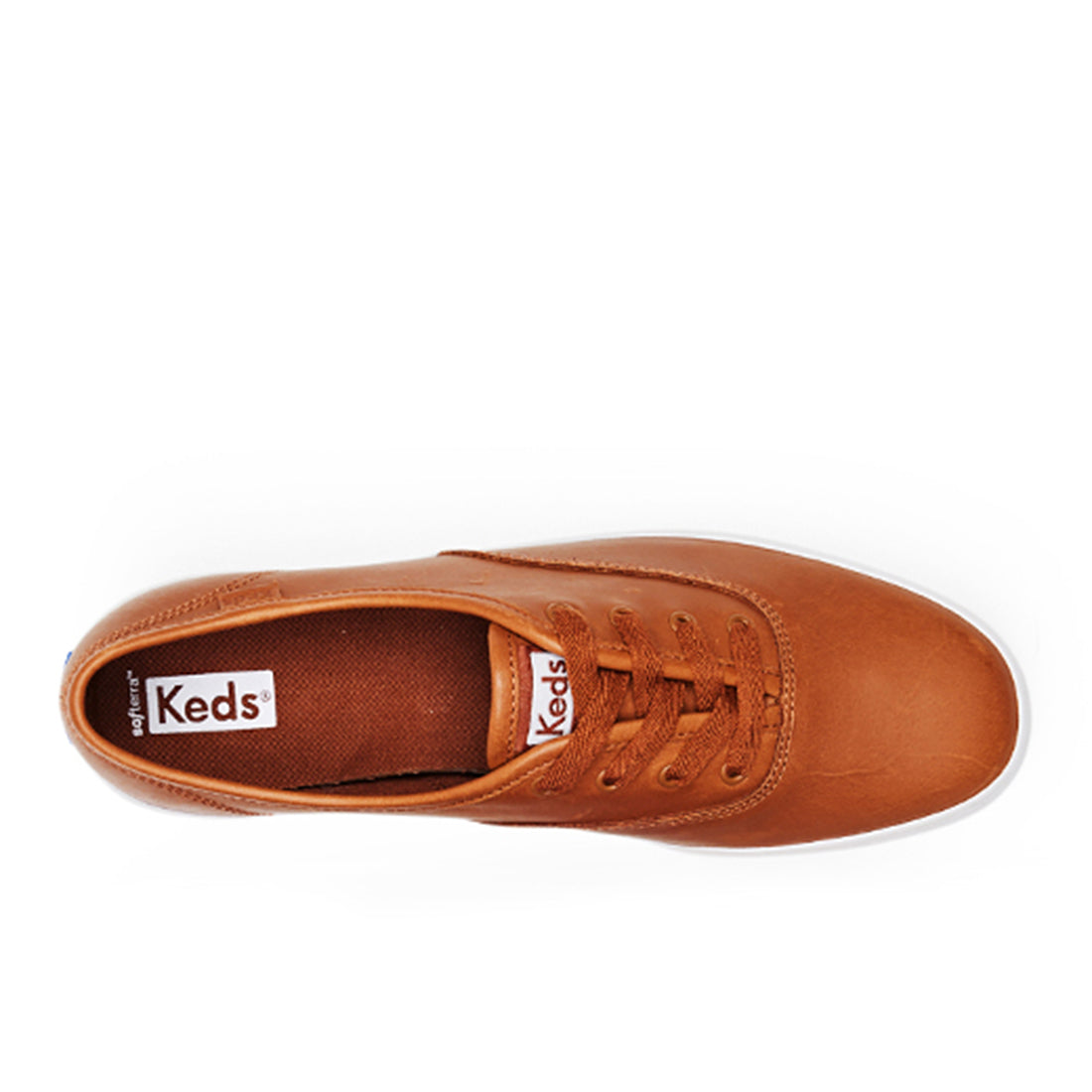 Women's Champion Premium Leather Sneaker Cognac | Premium Casual Style