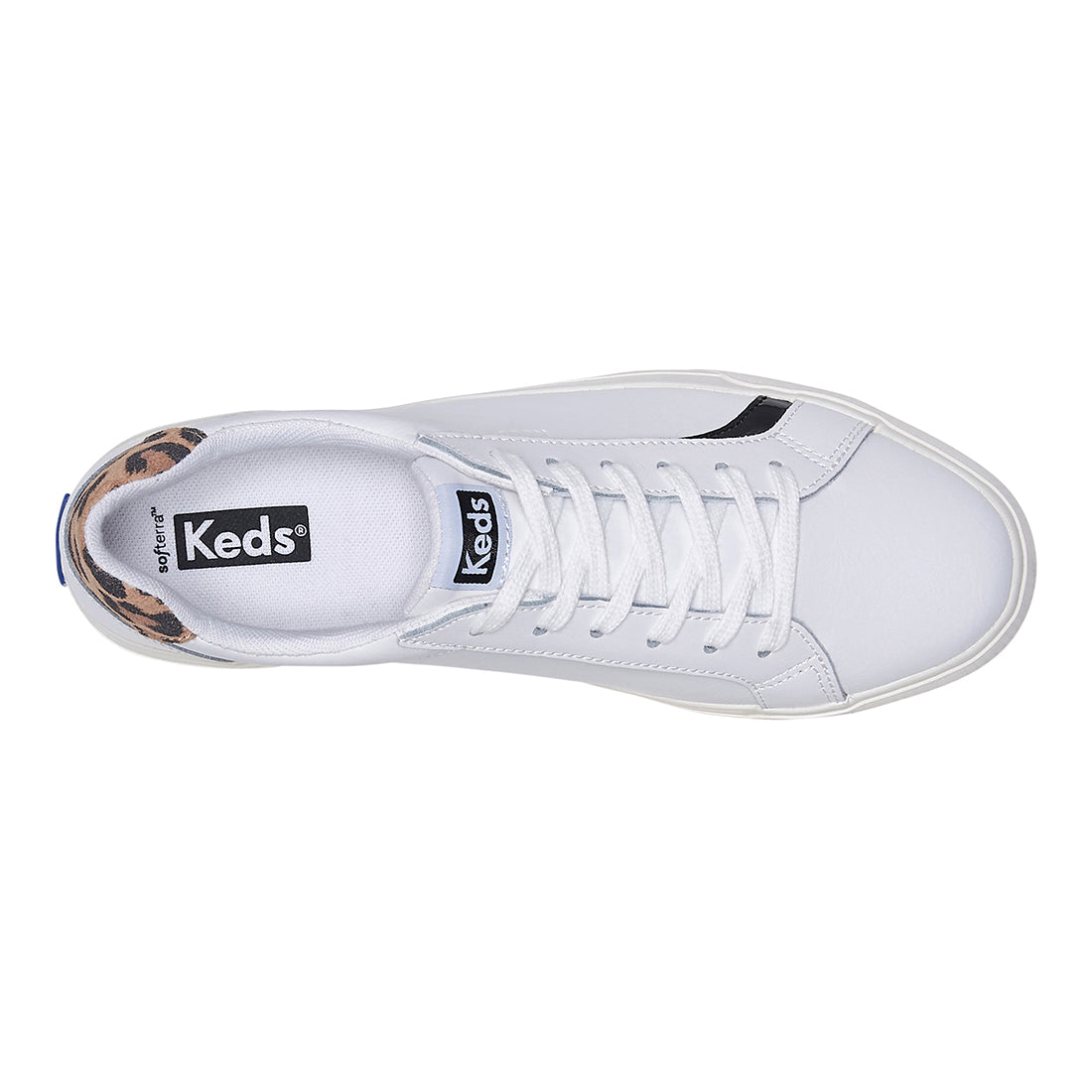 Women's Pursuit Leather Leo Sneaker White/Tan