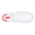 Women's Ace Leather Sneaker White / Red