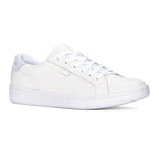 Women's Ace Leather Sneaker White/Light Blue