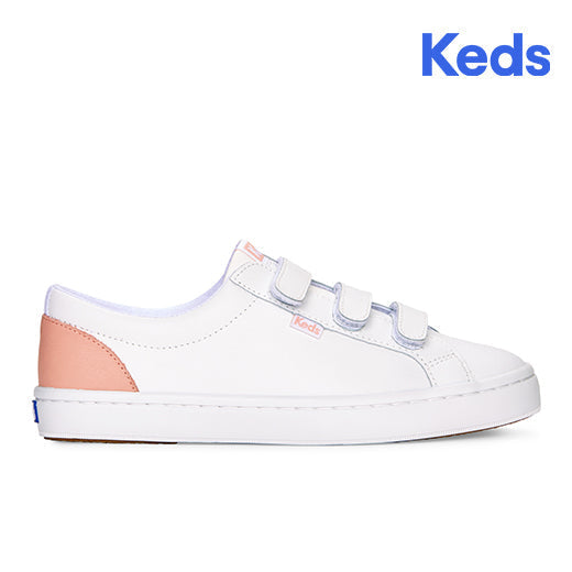 Women's Tiebreak Leather Sneaker White / Blossom
