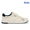 Keds Womens' The Court Leather Off White/Green
