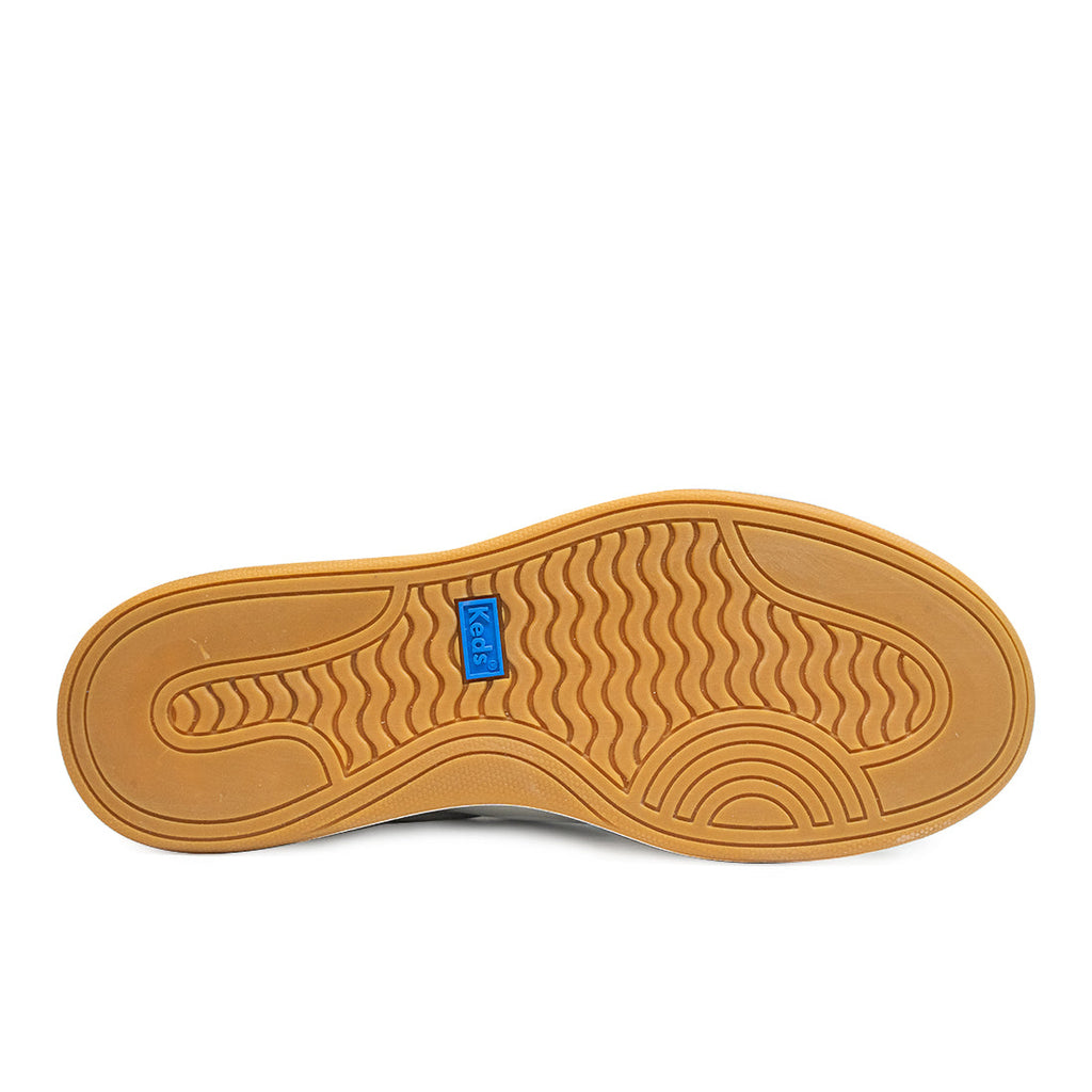 Keds Womens' The Court Leather Sneaker White/Green