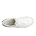 Keds Womens' The Court Leather Sneaker White/Gum