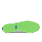 Womens Champion Leather Foxing Stripe Sneaker Snow White