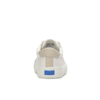 Women's Jump Kick T-Toe Leather Sneaker Snow White/Oatmeal