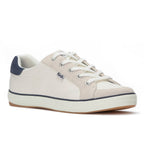 Women's Center III Leather/Suede Sneaker Snow White/Navy