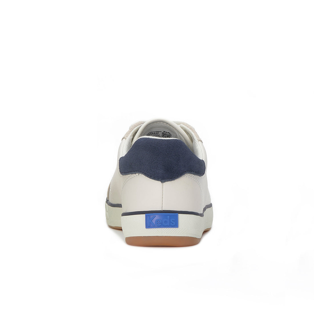 Women's Center III Leather/Suede Sneaker Snow White/Navy | Premium Casual Style