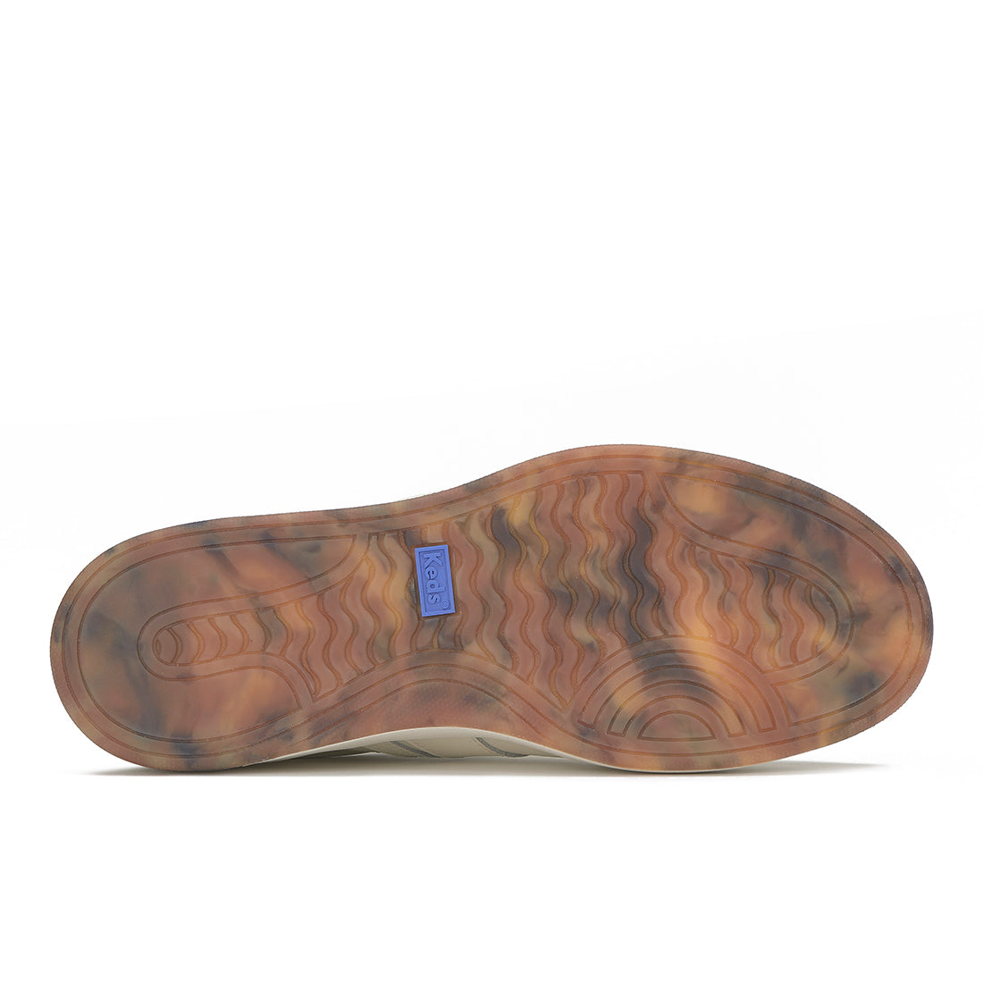 Keds The Court II Leather Pop Outsole Egret/Tan/Black