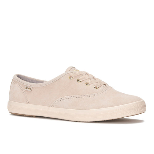 Keds Champion Luxe Suede Sneaker Blush | Modern Casual Style