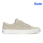 Keds Jump Kick T-Toe Perf Leather Oatmeal