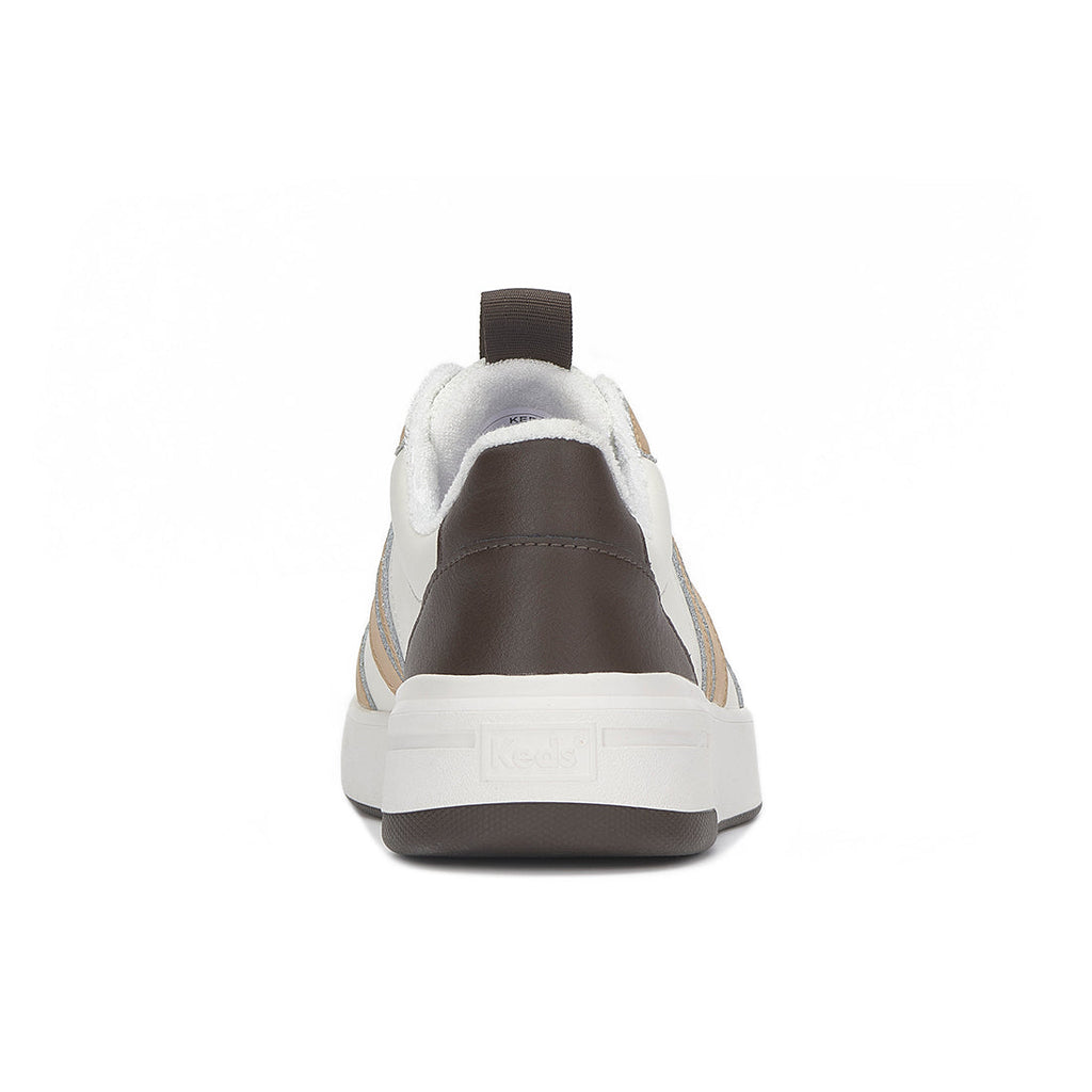 Keds The Court II Leather Snow White/Latte/Coffee