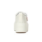 Women's Skyler Leather Daisy Charm Snow White Sneaker