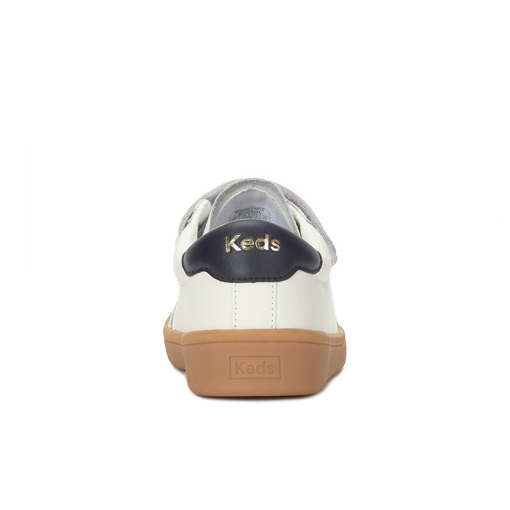 Women's Ace II V Leather Translucent Midsole White/Navy Sneaker