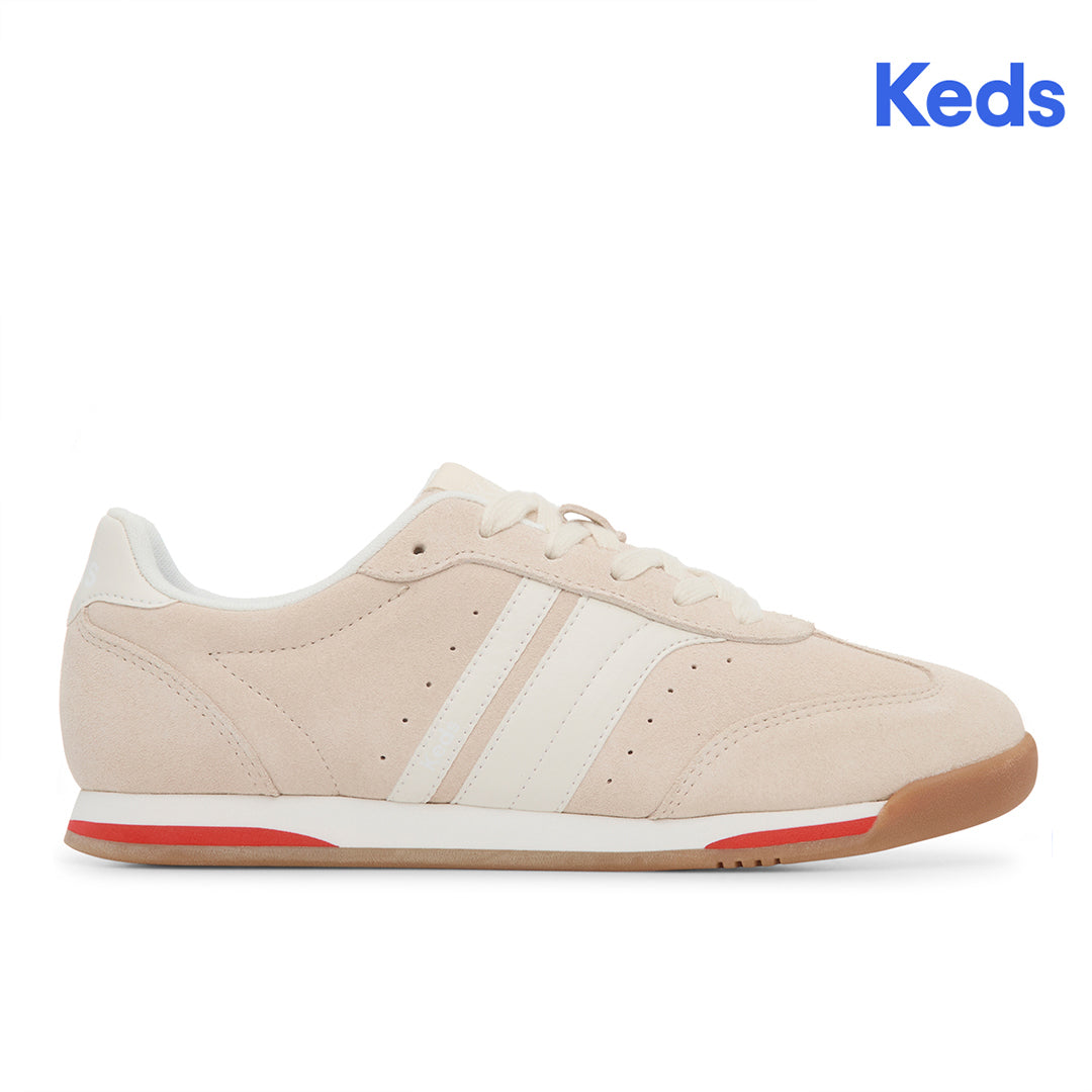 Women's Revival Suede/Leather Parchment/Egret Sneaker